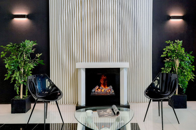 Портал Dimplex Vancouver - Фактурный белый Портал Dimplex Vancouver - Фактурный белый