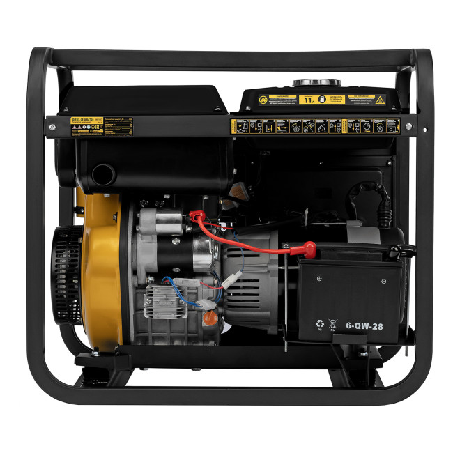 Генератор дизельный DES-55E, 5,5 кВт, 230 В, 11 л, электростартер Denzel Генератор дизельный DES-55E, 5,5 кВт, 230 В, 11 л, электростартер Denzel