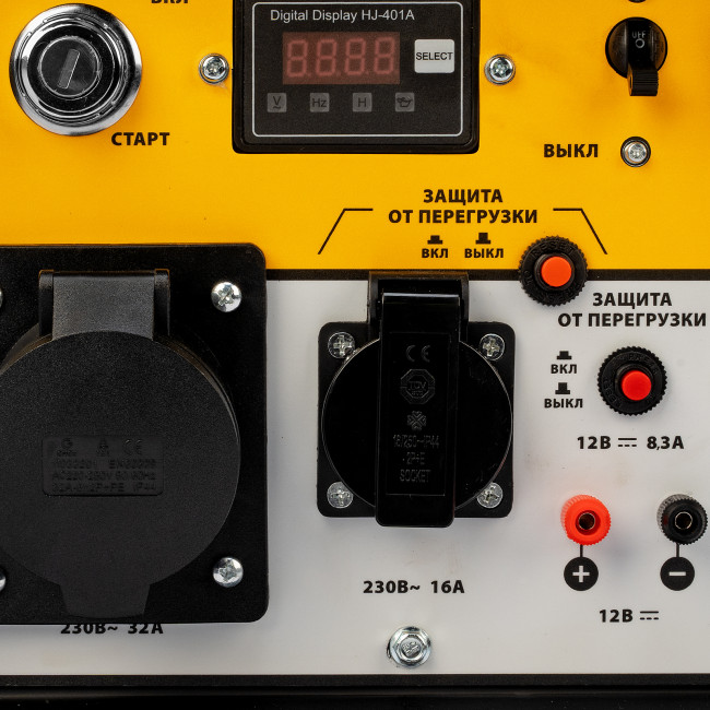 Генератор дизельный DES-55E, 5,5 кВт, 230 В, 11 л, электростартер Denzel Генератор дизельный DES-55E, 5,5 кВт, 230 В, 11 л, электростартер Denzel