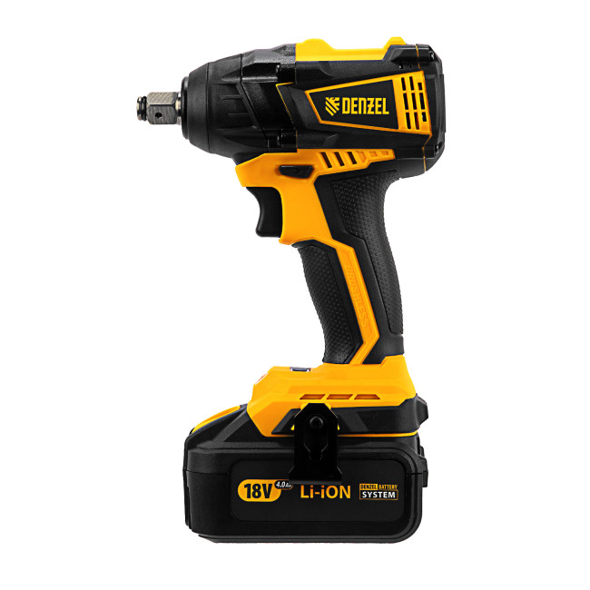 Гайковерт ударный аккумуляторный бесщет CIW-IB-300, Li-ion, 18В, 300Нм Denzel Гайковерт ударный аккумуляторный бесщет CIW-IB-300, Li-ion, 18В, 300Нм Denzel