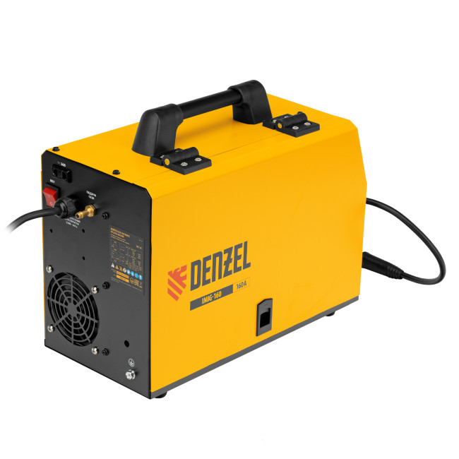 Аппарат инвертор. полуавтомат. cварки IMIG-160 Synergy, 160 А, ПВ 60%, катушка 5 кг Denzel Аппарат инвертор. полуавтомат. cварки IMIG-160 Synergy, 160 А, ПВ 60%, катушка 5 кг Denzel