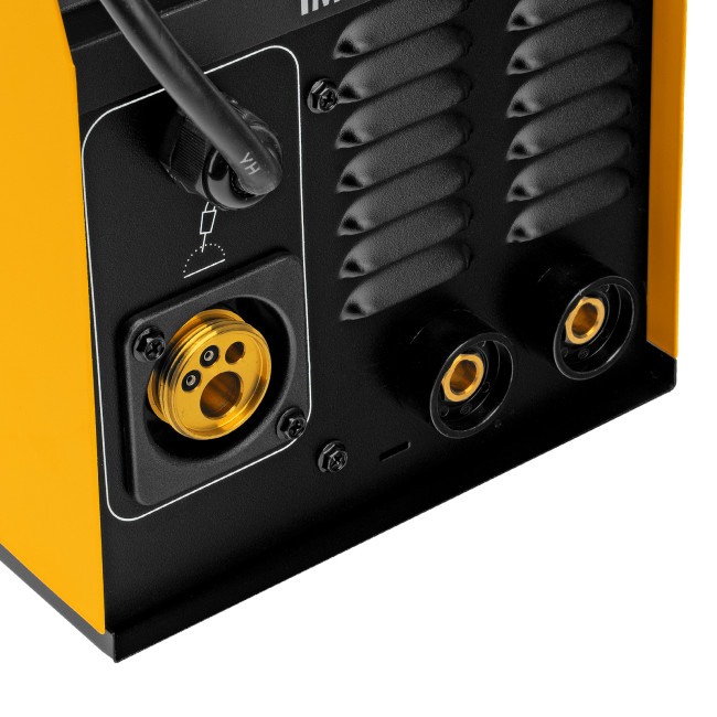 Аппарат инвертор. полуавтомат. cварки IMIG-160 Synergy, 160 А, ПВ 60%, катушка 5 кг Denzel Аппарат инвертор. полуавтомат. cварки IMIG-160 Synergy, 160 А, ПВ 60%, катушка 5 кг Denzel