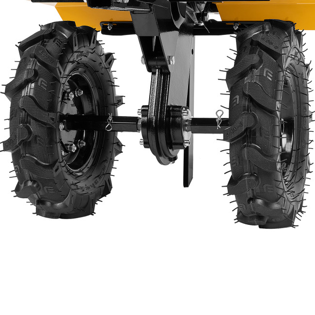 Мотоблок DPT-270, 7 л.с., ремен.сцеп, шир 85 см, глуб 35 см,фрез 3х4,ШОМ,скор 2В/1Н,кол 8" Denzel