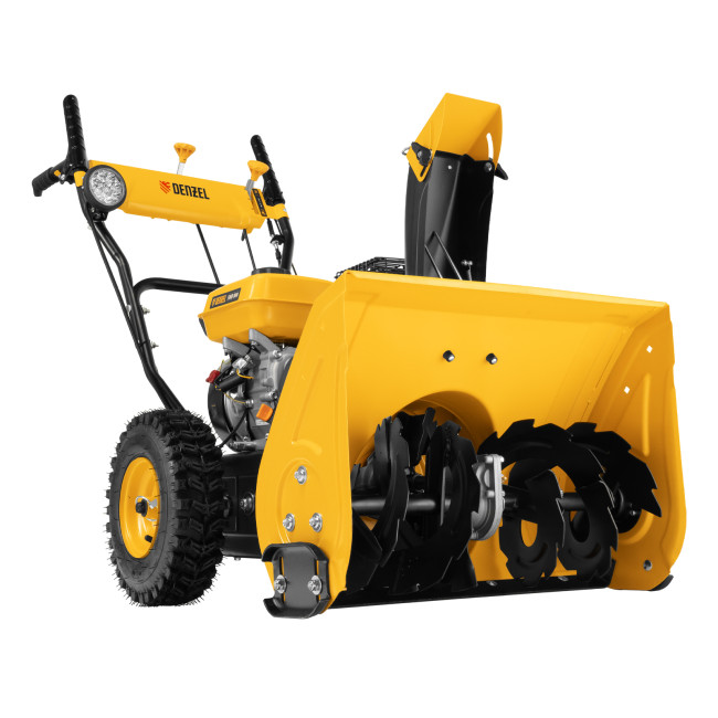 Гибридная снегоуборочная машина с функц. подметания SWB-800, 212 сс, руч. старт, 2 насадки// Denzel Гибридная снегоуборочная машина с функц. подметания SWB-800, 212 сс, руч. старт, 2 насадки// Denzel