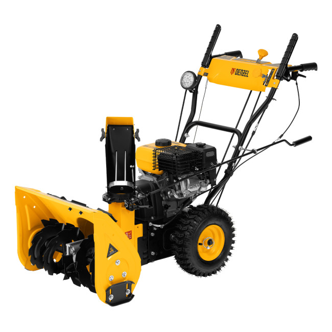 Гибридная снегоуборочная машина с функц. подметания SWB-800, 212 сс, руч. старт, 2 насадки// Denzel Гибридная снегоуборочная машина с функц. подметания SWB-800, 212 сс, руч. старт, 2 насадки// Denzel