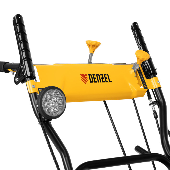 Гибридная снегоуборочная машина с функц. подметания SWB-800, 212 сс, руч. старт, 2 насадки// Denzel Гибридная снегоуборочная машина с функц. подметания SWB-800, 212 сс, руч. старт, 2 насадки// Denzel