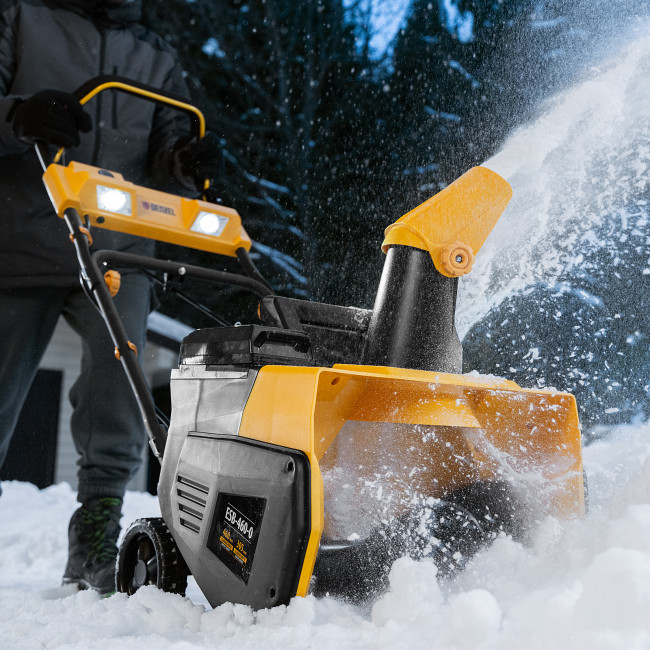 Снегоуборочная машина аккумуляторная, ESB-460-0, Li-Ion, 36В Denzel Снегоуборочная машина аккумуляторная, ESB-460-0, Li-Ion, 36В Denzel