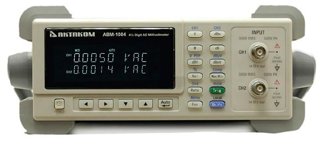 Милливольтметр двухканальный АВМ-1084 
