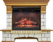 Каминокомплект Pierre Luxe - Дуб / Белый с очагом Symphony 26'' DF2608-INT Каминокомплект Pierre Luxe - Дуб / Белый с очагом Symphony 26'' DF2608-INT