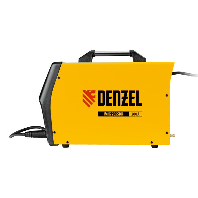 Аппарат инвертор. полуавтомат. cварки IMIG-205SDR, 200 А, ПВ 60%, катушка 5 кг Denzel Аппарат инвертор. полуавтомат. cварки IMIG-205SDR, 200 А, ПВ 60%, катушка 5 кг Denzel