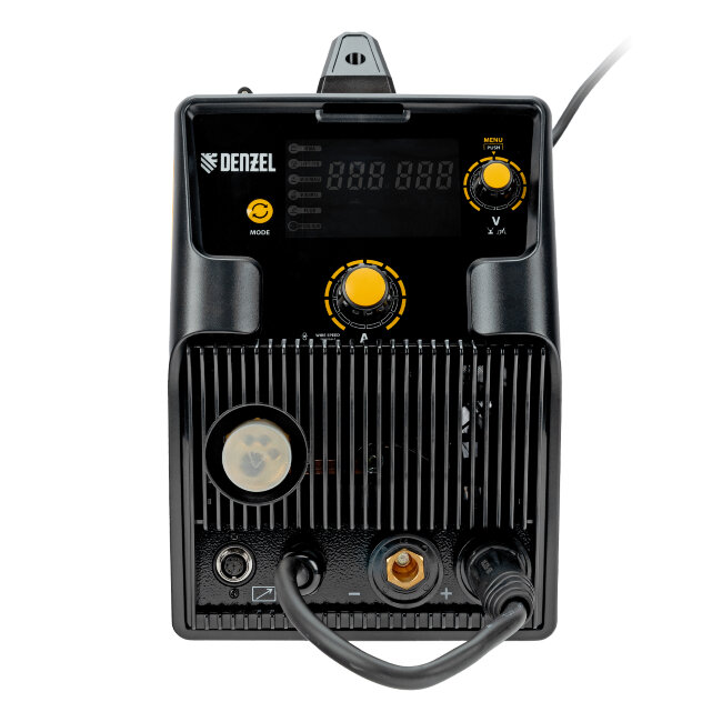 Аппарат инвертор. полуавтомат. cварки IMIG-205SDR, 200 А, ПВ 60%, катушка 5 кг Denzel Аппарат инвертор. полуавтомат. cварки IMIG-205SDR, 200 А, ПВ 60%, катушка 5 кг Denzel