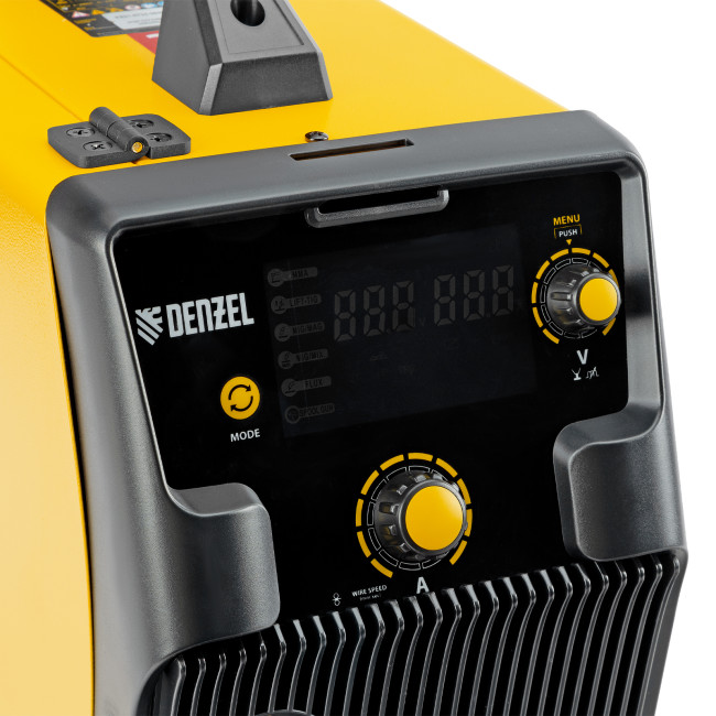 Аппарат инвертор. полуавтомат. cварки IMIG-205SDR, 200 А, ПВ 60%, катушка 5 кг Denzel Аппарат инвертор. полуавтомат. cварки IMIG-205SDR, 200 А, ПВ 60%, катушка 5 кг Denzel