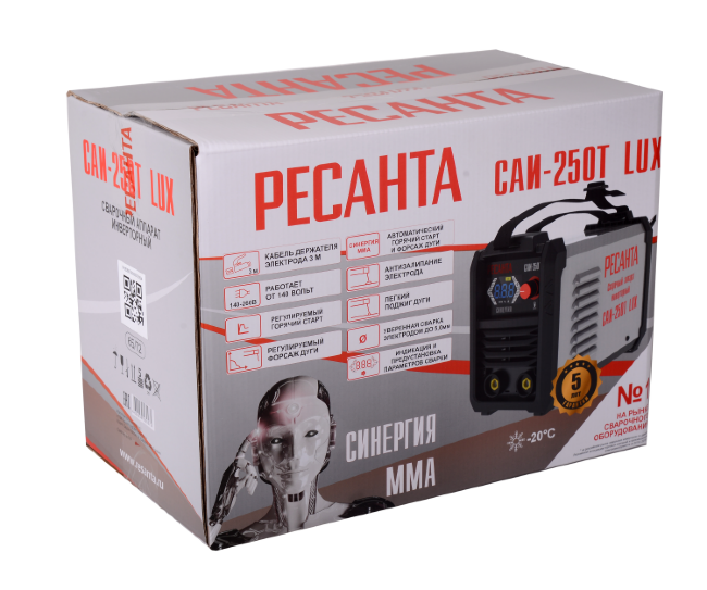Сварочный аппарат инверторный РЕСАНТА САИ-250T LUX
