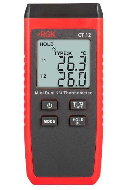 Термометр RGK CT-12 с зондом температуры воздуха TR-10A с поверкой