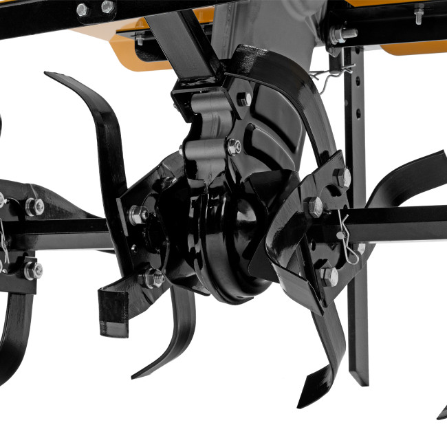 Мотоблок DPT-170SB, 7 л.с., ремен.сцеп, фрез 3х4, ШОМ, без колес, передачи 2В/1Н Denzel