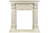 Каминокомплект Dublin (деревянный) RUSTIC (Разборный) - Слоновая кость с очагом Majestic FX Brass