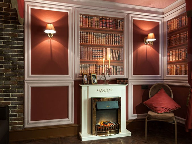 Каминокомплект Lumsden - Белый дуб с очагом Cavendish