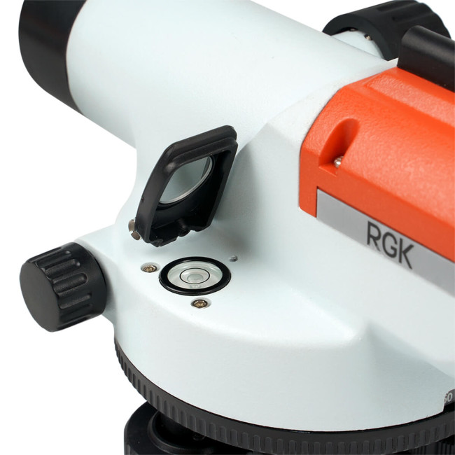 Комплект оптический нивелир RGK C-24 с поверкой + штатив S6-N + рейка AMO S5