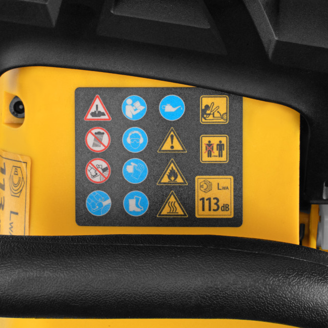 Пила цепная бензиновая DS-4516, шина 40 см, 45 см3, 2,5 л.с, шаг 0,325, паз 1,5 мм, 64 звена Denzel