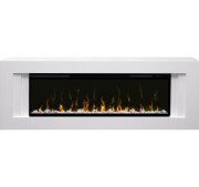 Каминокомплект Line - Белый с очагом Ignite XLF50