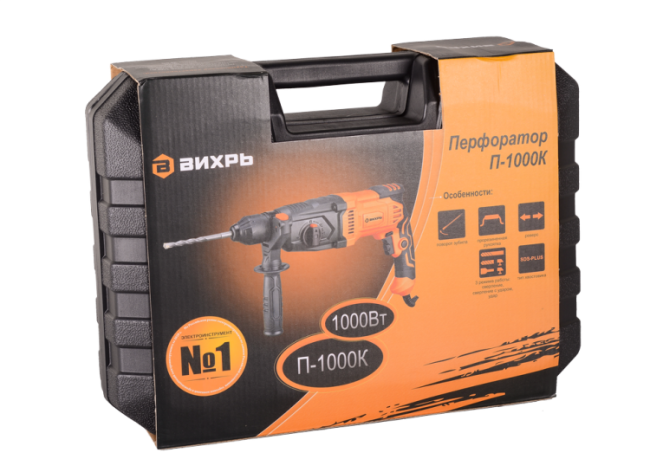 Перфоратор ВИХРЬ П-1000К