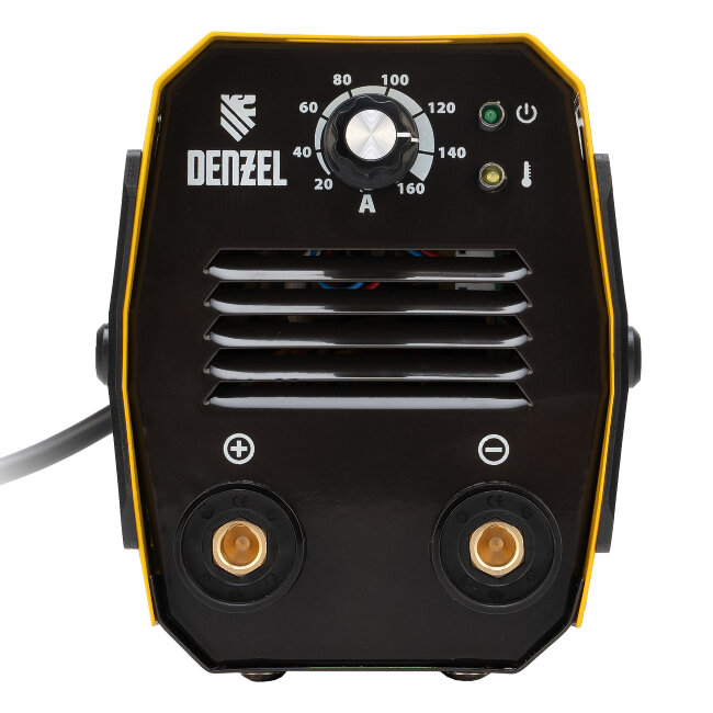 Аппарат инверторный дуговой сварки DS-160 Compact, 160 А, ПВ 70%, диаметр электрода 1.6-3.2 мм Denzel Аппарат инверторный дуговой сварки DS-160 Compact, 160 А, ПВ 70%, диаметр электрода 1.6-3.2 мм Denzel