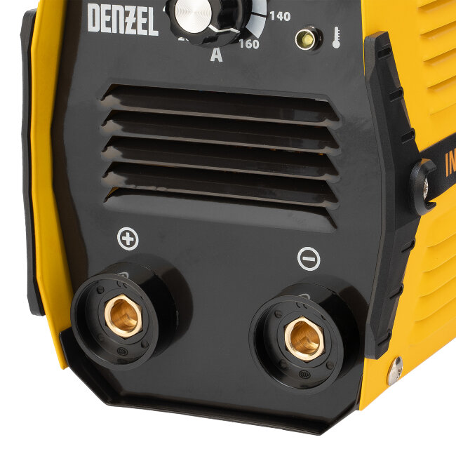 Аппарат инверторный дуговой сварки DS-160 Compact, 160 А, ПВ 70%, диаметр электрода 1.6-3.2 мм Denzel Аппарат инверторный дуговой сварки DS-160 Compact, 160 А, ПВ 70%, диаметр электрода 1.6-3.2 мм Denzel