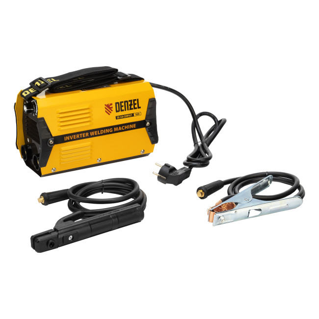 Аппарат инверторный дуговой сварки DS-160 Compact, 160 А, ПВ 70%, диаметр электрода 1.6-3.2 мм Denzel Аппарат инверторный дуговой сварки DS-160 Compact, 160 А, ПВ 70%, диаметр электрода 1.6-3.2 мм Denzel