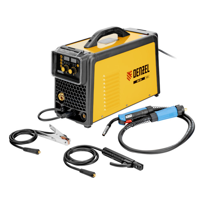 Аппарат инвертор. полуавтомат. сварки MIG-160, 160 А, ПВ 60%, катушка 5 кг// Denzel Аппарат инвертор. полуавтомат. сварки MIG-160, 160 А, ПВ 60%, катушка 5 кг// Denzel