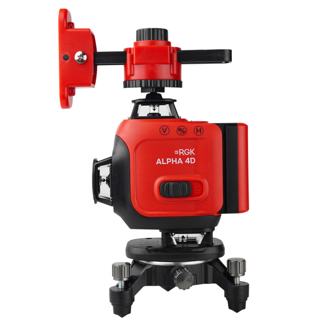 Лазерный уровень RGK ALPHA 4D с зелёным лучом Лазерный уровень RGK ALPHA 4D с зелёным лучом