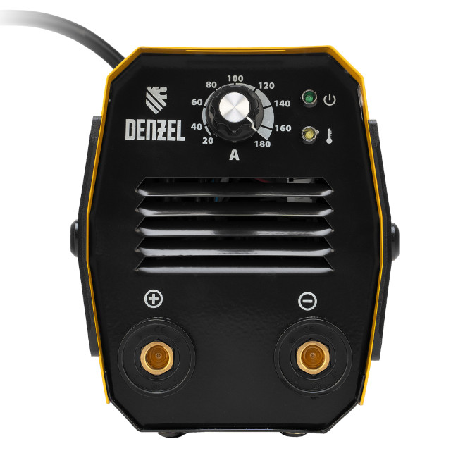 Аппарат инверторный дуговой сварки DS-180 Compact, 180 А, ПВ 70%, диаметр электрода 1.6-4 мм Denzel Аппарат инверторный дуговой сварки DS-180 Compact, 180 А, ПВ 70%, диаметр электрода 1.6-4 мм Denzel