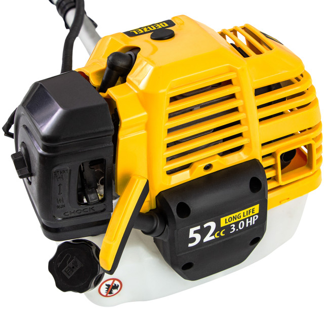 Триммер бензиновый DT 52, 52 см3, 3 л. с, неразъемная штанга, состоит из 2 частей Denzel Триммер бензиновый DT 52, 52 см3, 3 л. с, неразъемная штанга, состоит из 2 частей Denzel