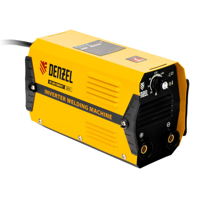 Аппарат инверторный дуговой сварки DS-200 Compact, 200 А, ПВ 70%, диаметр электрода 1.6-5 мм Denzel Аппарат инверторный дуговой сварки DS-200 Compact, 200 А, ПВ 70%, диаметр электрода 1.6-5 мм Denzel
