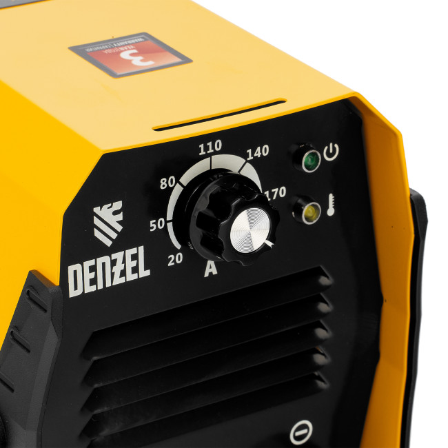 Аппарат инверторный дуговой сварки DS-200 Compact, 200 А, ПВ 70%, диаметр электрода 1.6-5 мм Denzel Аппарат инверторный дуговой сварки DS-200 Compact, 200 А, ПВ 70%, диаметр электрода 1.6-5 мм Denzel