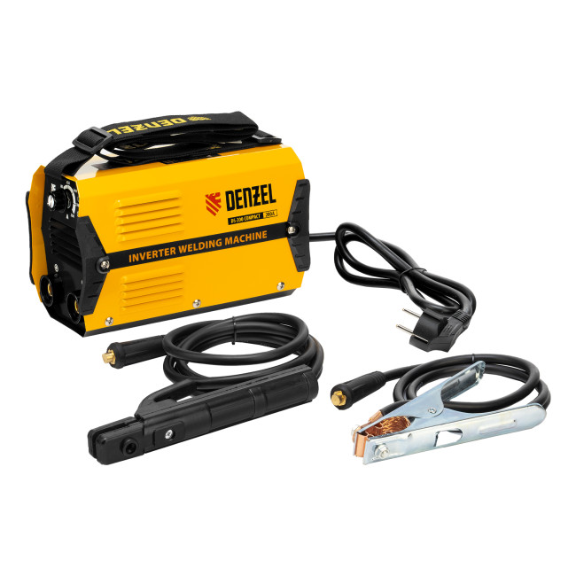 Аппарат инверторный дуговой сварки DS-200 Compact, 200 А, ПВ 70%, диаметр электрода 1.6-5 мм Denzel Аппарат инверторный дуговой сварки DS-200 Compact, 200 А, ПВ 70%, диаметр электрода 1.6-5 мм Denzel