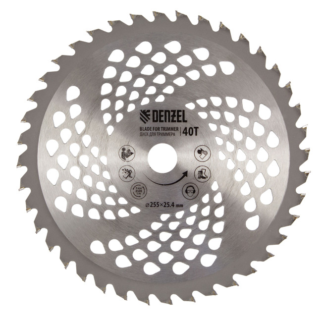 Триммер бензиновый DT 52S, 52 см3, 3 л. с, разъемная штанга, состоит из 2 частей Denzel