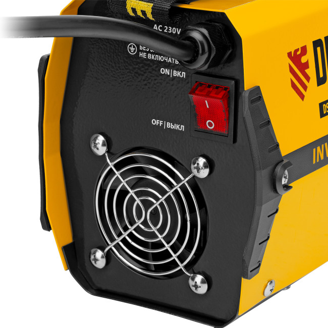 Аппарат инверторный дуговой сварки DS-230 Compact, 230 А, ПВ 70%, диаметр электрода 1.6-5 мм Denzel Аппарат инверторный дуговой сварки DS-230 Compact, 230 А, ПВ 70%, диаметр электрода 1.6-5 мм Denzel