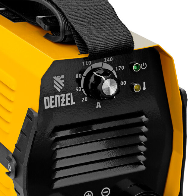 Аппарат инверторный дуговой сварки DS-230 Compact, 230 А, ПВ 70%, диаметр электрода 1.6-5 мм Denzel Аппарат инверторный дуговой сварки DS-230 Compact, 230 А, ПВ 70%, диаметр электрода 1.6-5 мм Denzel