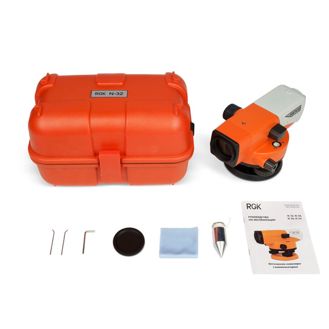 Оптический нивелир RGK N-32 с поверкой Оптический нивелир RGK N-32 с поверкой