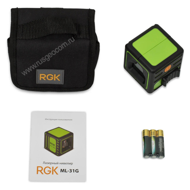 Лазерный уровень RGK ML-31G с калибровкой Лазерный уровень RGK ML-31G с калибровкой