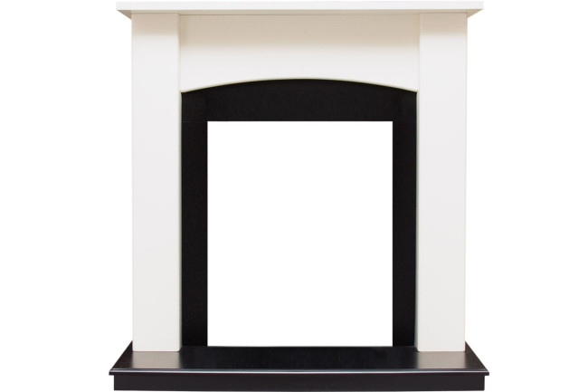 Каминокомплект Baltimore - Слоновая кость, черный с очагом Danville Antique Brass FB2