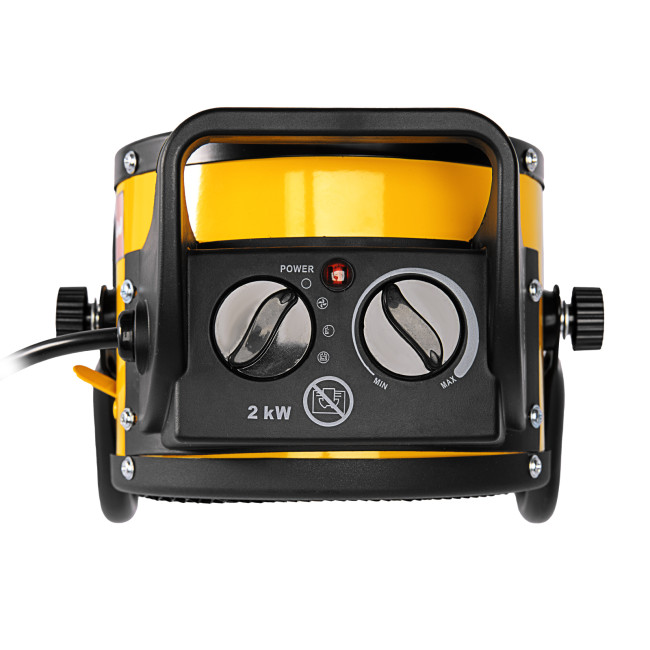 Тепловая пушка, керамический нагреватель (тепловентилятор) DHC 2-100, 230 В, 0.025/1/2 кВт Denzel