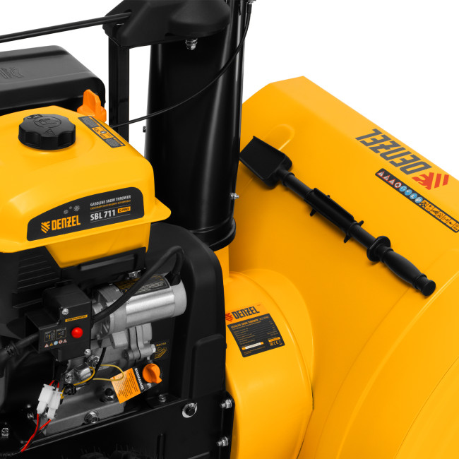 Бензиновая снегоуборочная машина SBL 711D PRO, 302cc, эл.старт, фара, обогрев, блок. дифф. Denzel Бензиновая снегоуборочная машина SBL 711D PRO, 302cc, эл.старт, фара, обогрев, блок. дифф. Denzel