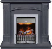 Каминокомплект Boston - Серый графит (Высота 925см) с очагом Danville Chrome FB2
