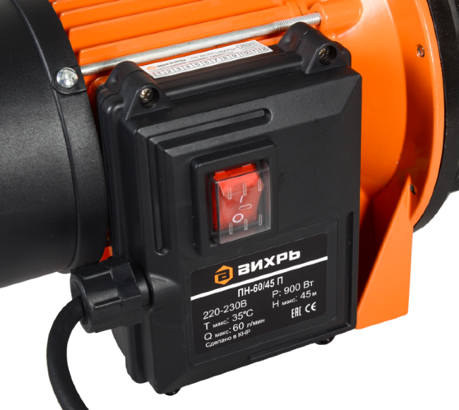 Поверхностный насос Вихрь ПН-60/45 П