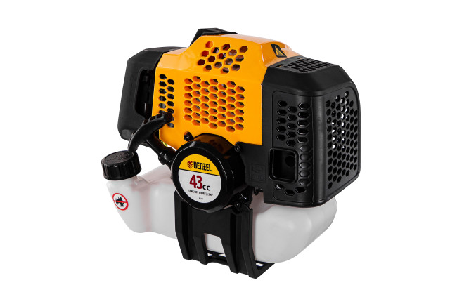 Триммер бензиновый DGT 430S, 43 см3, 2.5 л. с, разъемная штанга, состоит из 2 частей Denzel