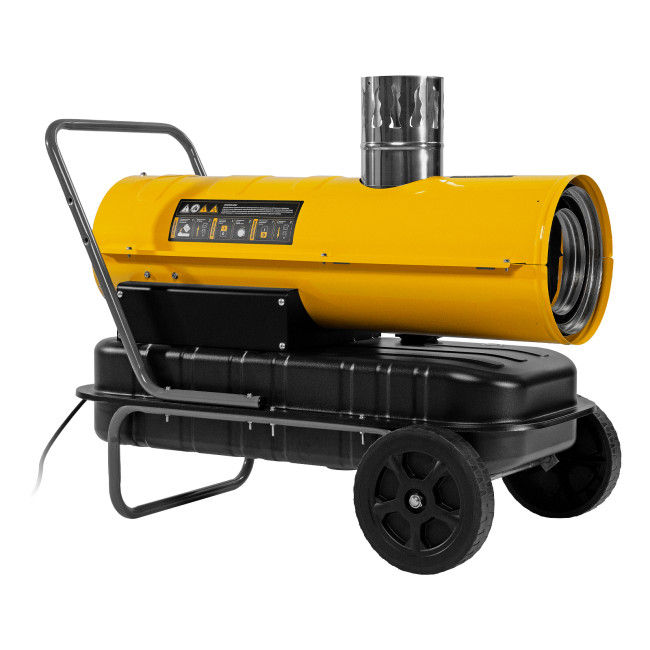 Дизельная тепловая пушка NHG-20i, 20 кВт, 600 м3/ч, непрямой нагрев, цифровой термостат Denzel Дизельная тепловая пушка NHG-20i, 20 кВт, 600 м3/ч, непрямой нагрев, цифровой термостат Denzel