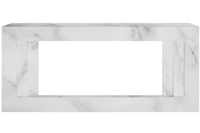 Каминокомплект Line 42 SFT White Marble (Разборный) - Белый мрамор с очагом Vision 42 LOG LED Каминокомплект Line 42 SFT White Marble (Разборный) - Белый мрамор с очагом Vision 42 LOG LED