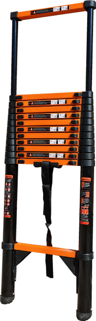 Лестница телескопическая 6,3 м ТАЛМЕТ/TALMET TM-1063С (углеродистая сталь)