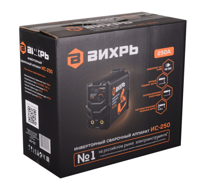 Сварочный аппарат инверторный Вихрь ИС-250 Сварочный аппарат инверторный Вихрь ИС-250